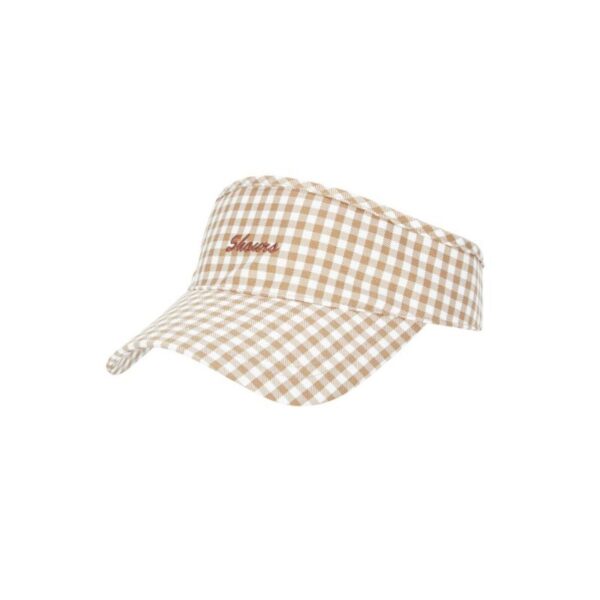 Gingham check SUNVISOR_BEIGE