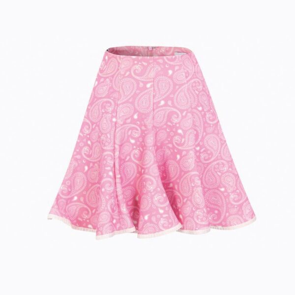 PAISLEY SWING SKIRT_PINK - 画像 (2)