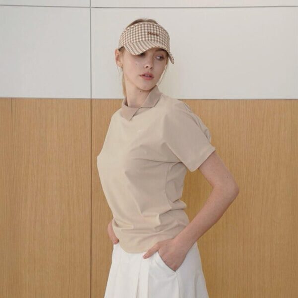 Gingham check SUNVISOR_BEIGE - 画像 (3)