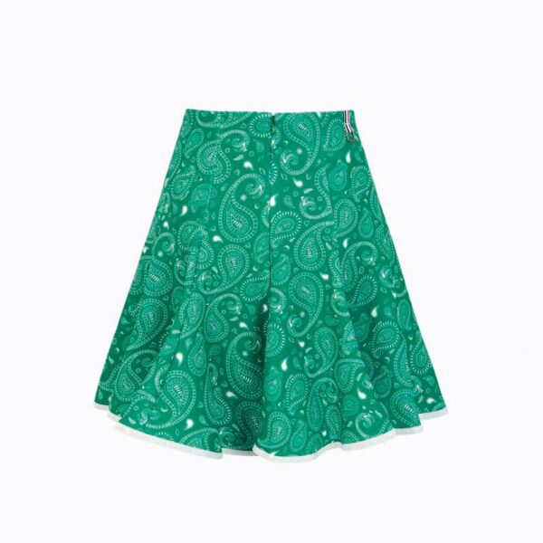 PAISLEY SWING SKIRT_GREEN   17日再入荷予定 - 画像 (3)
