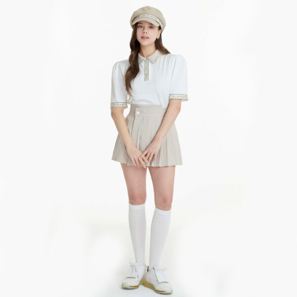 アンバランスプリーツパンツスカート - 画像 (2)