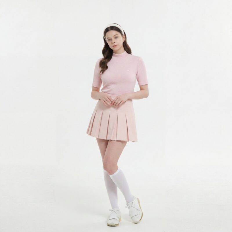 エコ機能性リブパットスリムTシャツ